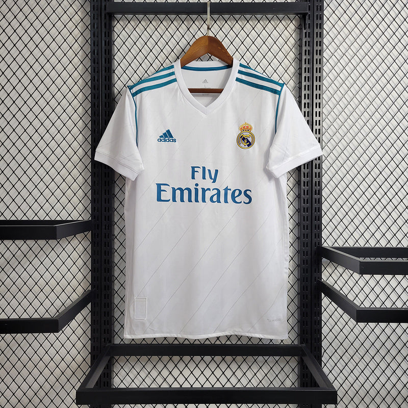 Imagem do produto Real Madrid 17-18 Retro home com entrega para brasileiros no Reino Unido