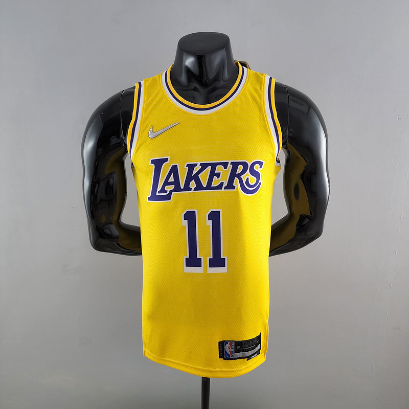 Imagem do produto NBA Lakers IRVING 11 amarela com entrega para brasileiros no Reino Unido