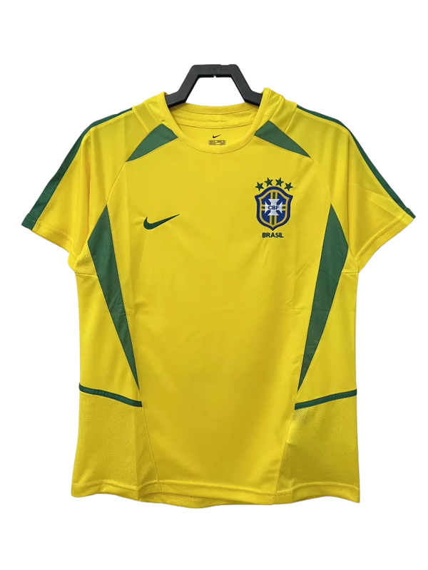 Camiseta de local de Brasil 2002 I - Versión retro