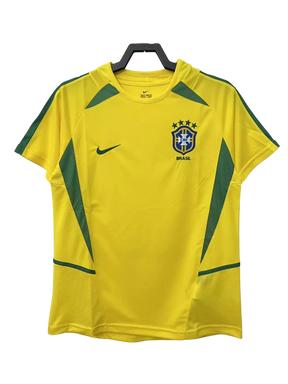 Camiseta de local de Brasil 2002 I - Versión retro