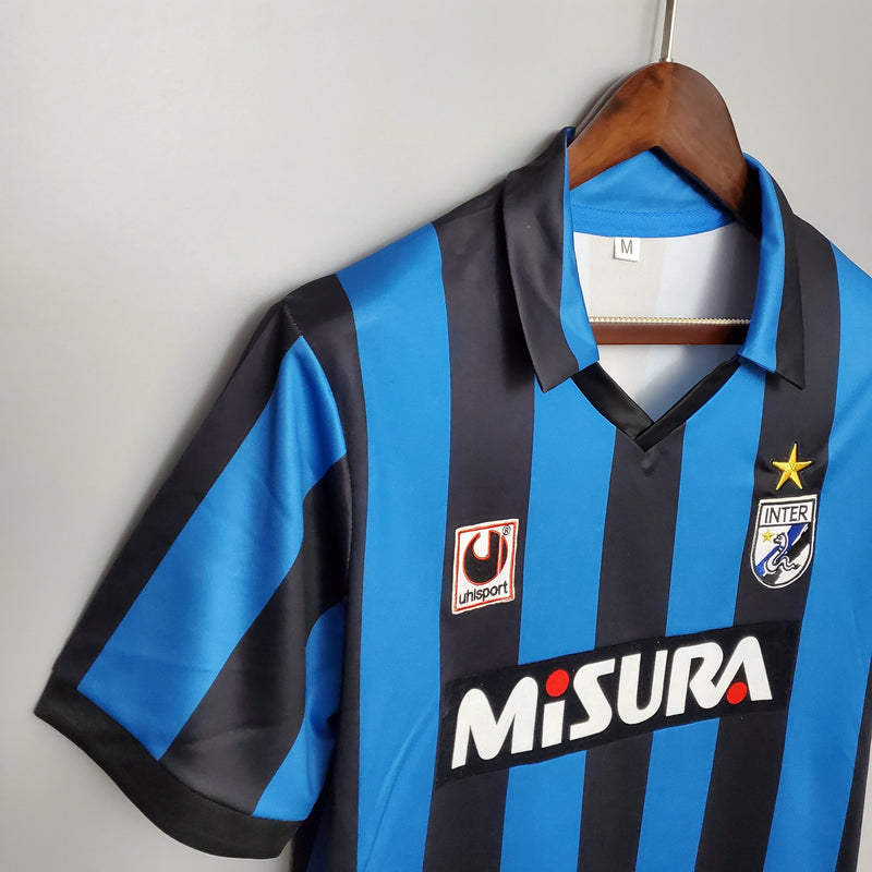 Inter Milan Home Shirt 88/90 - Retro Version