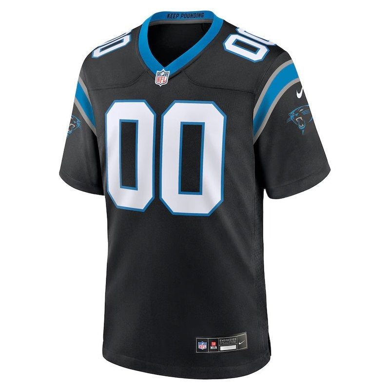 Carolina Panthers - Camisa personalizada para jogo da NFL - Preta