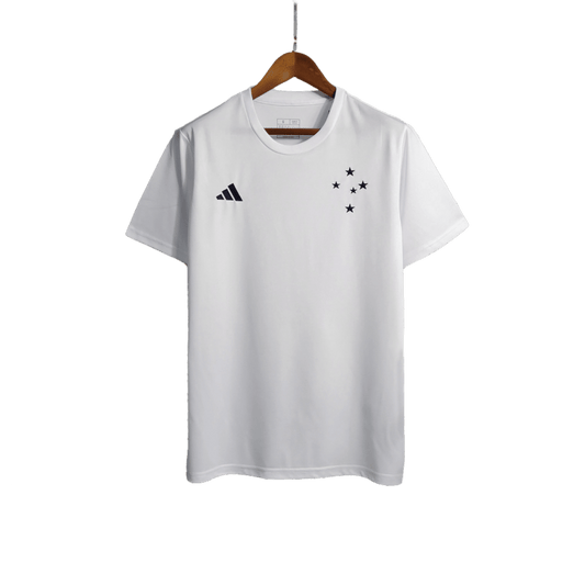 Camisa de Treino do Cruzeiro 23/24 - Branca - Versão Torcedor 