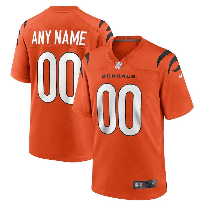 Cincinnati Bengals - Camiseta personalizada alternativa de la NFL - Naranja
