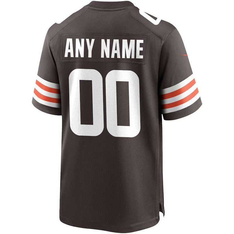 Cleveland Browns - Camisa personalizada para jogo da NFL - Marrom