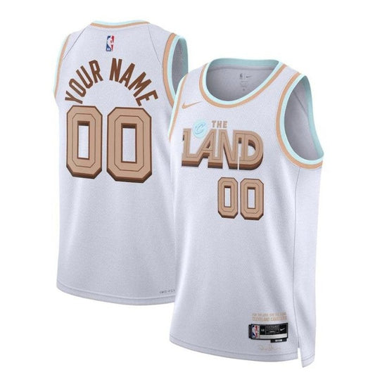Camisa NBA Cleveland Cavaliers Unissex 2023 - Edição City - Branca 