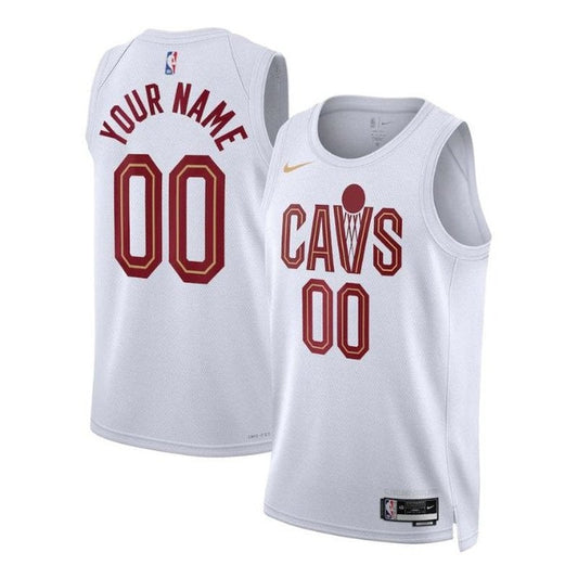 Camisa NBA Cleveland Cavaliers Unissex 2023 Branca - Edição Associação 