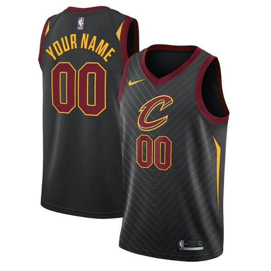 Camisa NBA Cleveland Cavaliers Unissex Preta - Edição Statement 