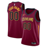 Camiseta unisex de la NBA de los Cleveland Cavaliers, color granate - Edición Icon 