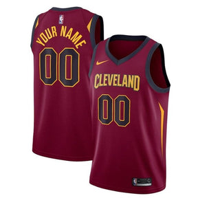 Camiseta unisex de la NBA de los Cleveland Cavaliers, color granate - Edición Icon 