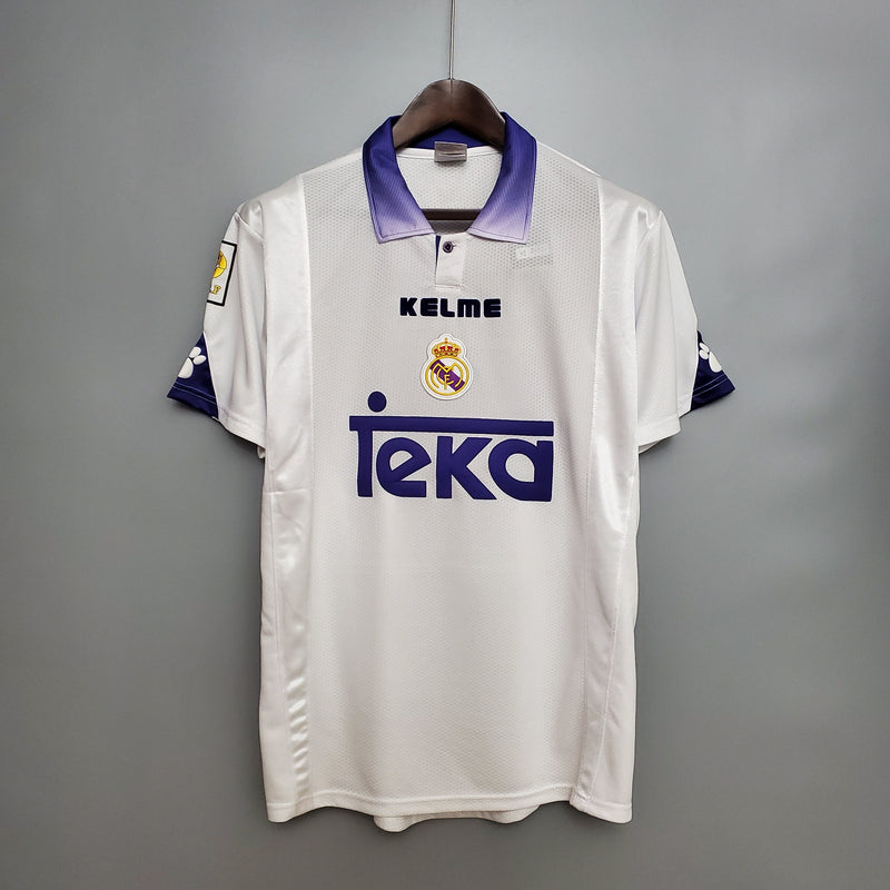 Imagem do produto Camisa Real Madrid Titular 97/98 - Versão Retro com entrega para brasileiros no Reino Unido