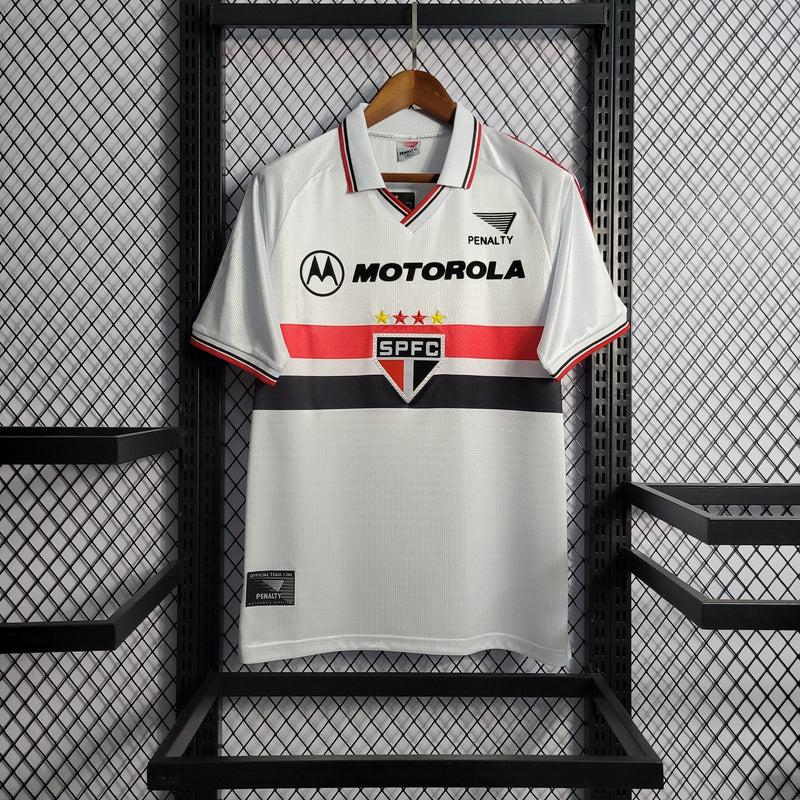 Imagem do produto Camisa São Paulo Titular 1999 - Versão Retro com entrega para brasileiros no Reino Unido