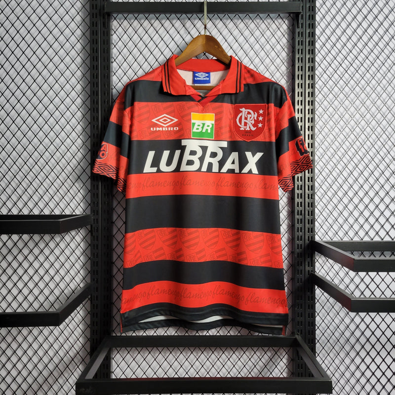 Imagem do produto Camisa Flamengo Titular 1995 - Versão Retro com entrega para brasileiros no Reino Unido