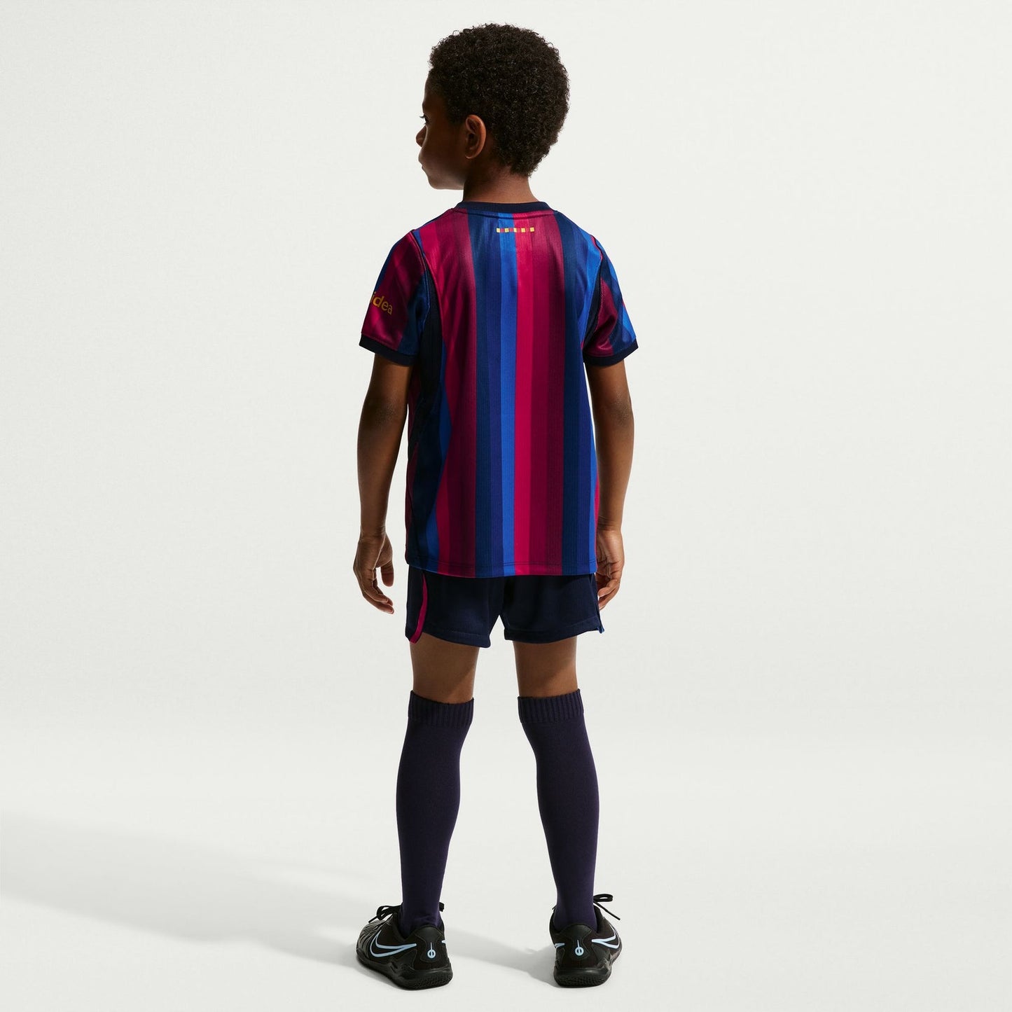 Barcelona 26/27 Home Kids Kit - worn by model back