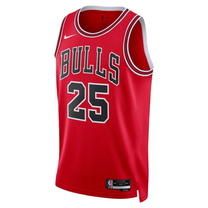 Camiseta unisex de la NBA Dalen Terry Chicago Bulls 2022 - Edición Ícono - Roja