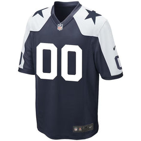Dallas Cowboys - Camisa de jogo personalizada alternativa da NFL - Azul-marinho