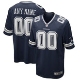 Dallas Cowboys - Camisa personalizada para jogo da NFL - Azul-marinho