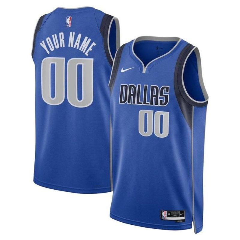 Camisa NBA Dallas Mavericks Unissex 2023 Royal - Edição Ícone 