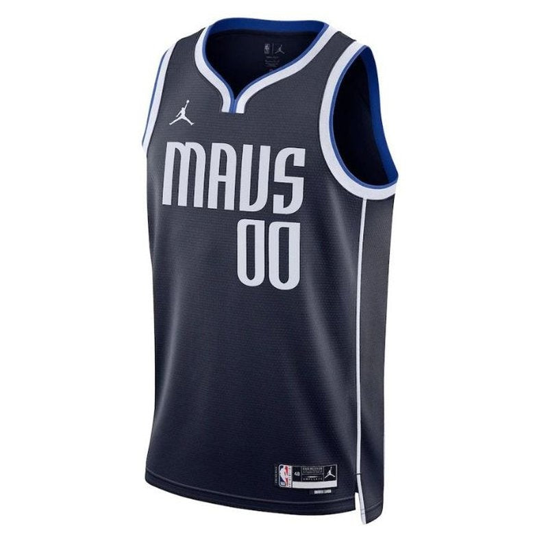 Camisa NBA Dallas Mavericks Unissex 2023 - Edição Statement - Azul-Marinho 