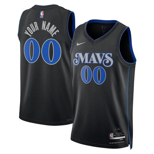 Camiseta NBA unisex de los Dallas Mavericks 23/24 - Negra - Edición City 