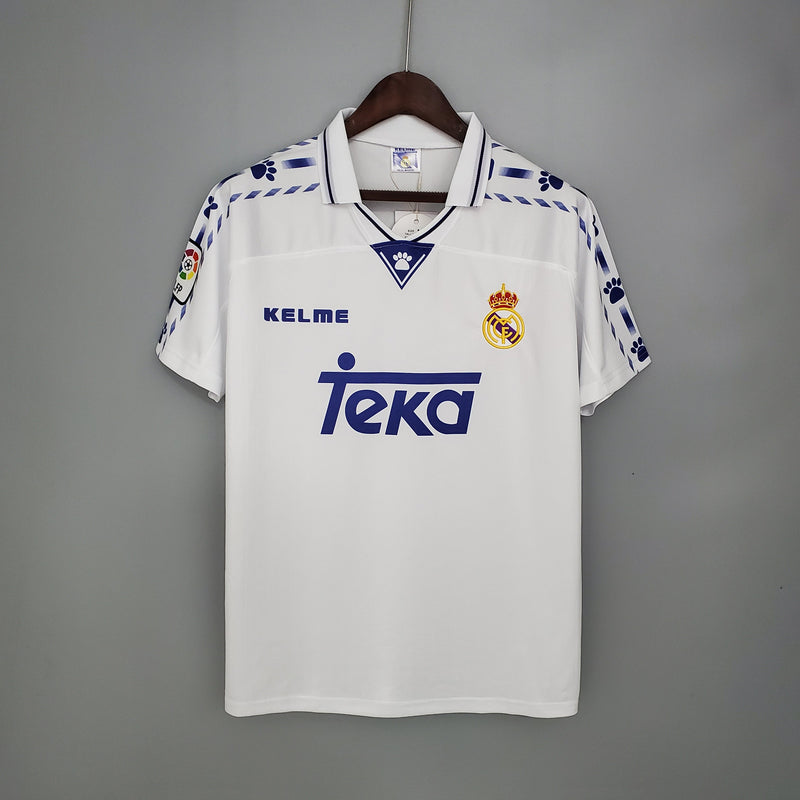 Imagem do produto Camisa Real Madrid Titular 96/97 - Versão Retro com entrega para brasileiros no Reino Unido