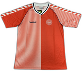 Camisa Dinamarca 1986 I Home - Versão Retro