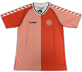 Camisa Dinamarca 1986 I Home - Versão Retro