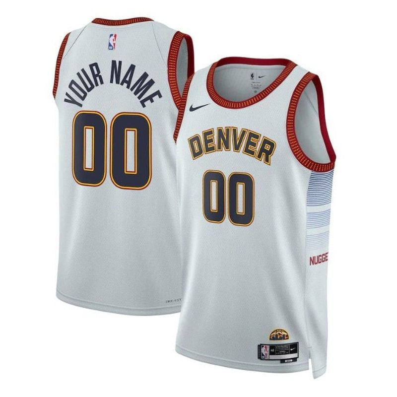 Camisa NBA Denver Nuggets Unissex 2023 - Edição City - Cinza 