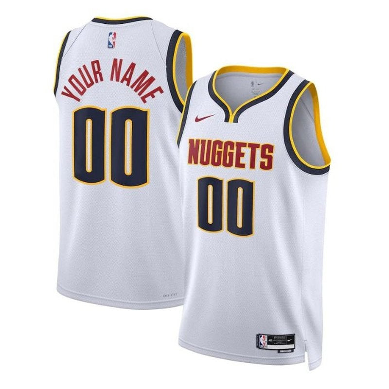 Camiseta unisex de la NBA Denver Nuggets 2023 blanca - Edición Asociación 