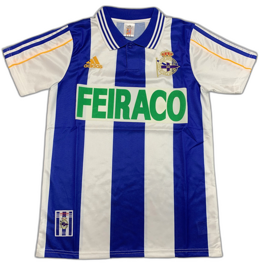 Camisa Home Deportivo La Coruna 99/00 I - Versão Retro