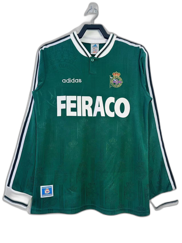 Camisa Alternativa Deportivo La Coruna 99/00 II - Versão Retro Manga Longa