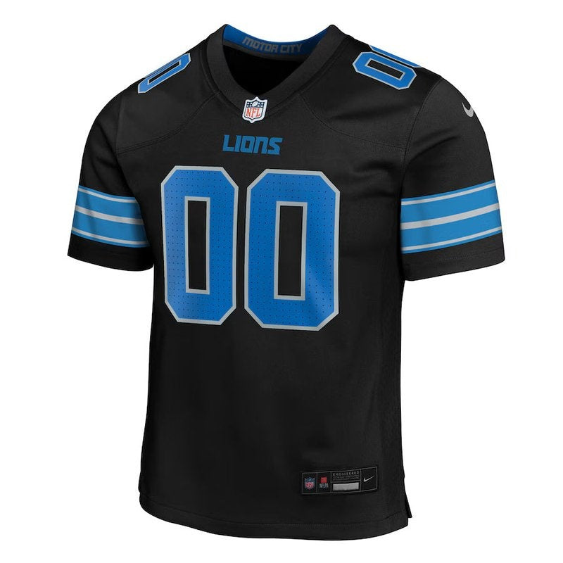 Camiseta personalizada alternativa de la NFL de los Detroit Lions - Negra