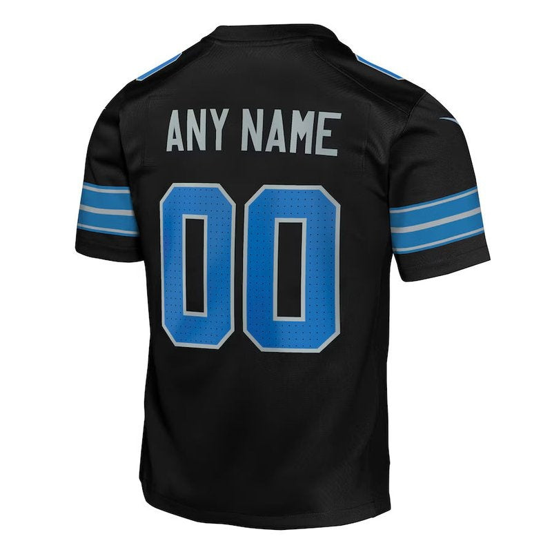Camiseta personalizada alternativa de la NFL de los Detroit Lions - Negra