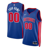 Camisa NBA Detroit Pistons Unissex 2023 Azul - Edição Ícone 