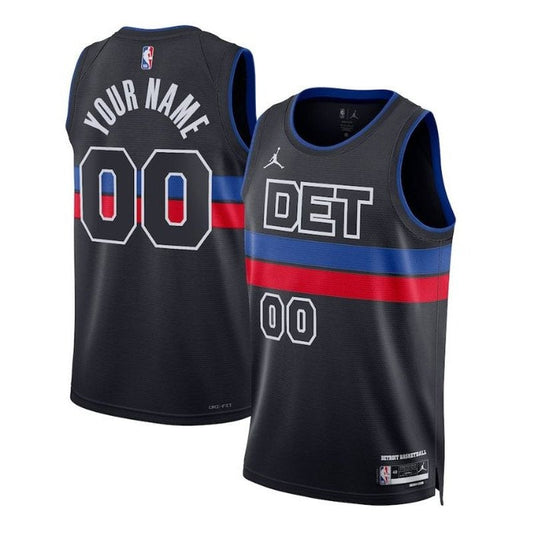Camiseta unisex de la NBA de los Detroit Pistons 2023 - Edición Statement - Azul 