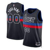 Camisa NBA Detroit Pistons Unissex 2023 - Edição Statement - Azul 