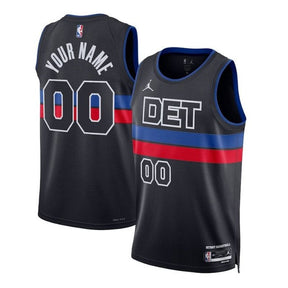 Camisa NBA Detroit Pistons Unissex 2023 - Edição Statement - Azul 