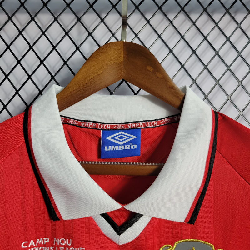 Camisa Manchester United Titular 1999 - Versão Retro