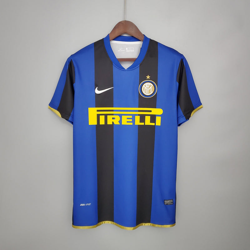 Imagem do produto Camisa Inter de Milão Titular 08/09 - Versão Retro com entrega para brasileiros no Reino Unido