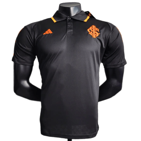 Camisa Internacional 23/24 Polo Edition - Preta - Versão Torcedor 
