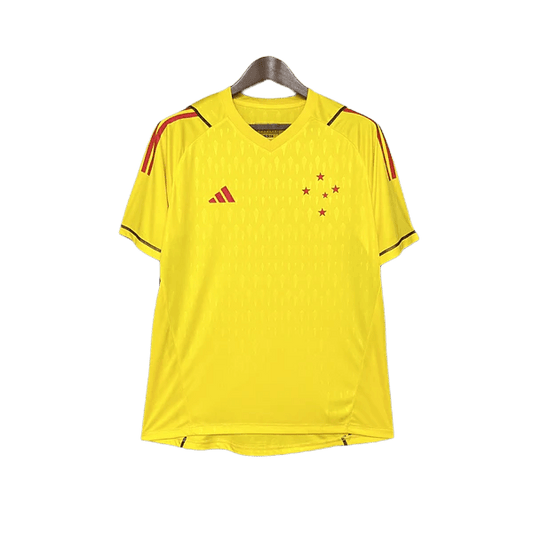 Camisa de Goleiro Cruzeiro 24/25 - Amarela - Versão Torcedor 