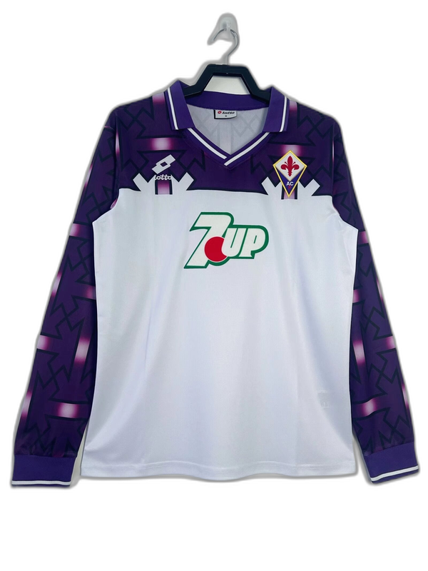 Camiseta de visitante de la Fiorentina 92/93 II - Versión retro de manga larga