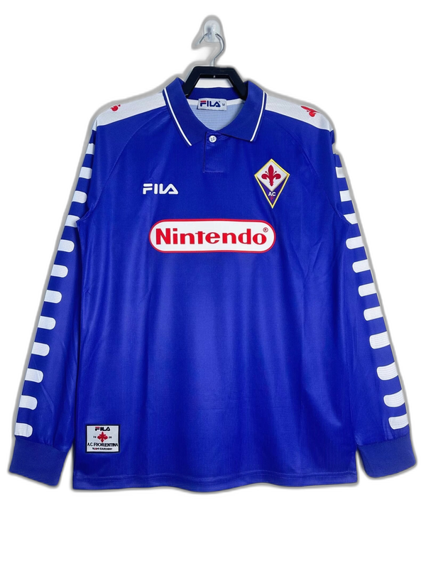 Camisa Fiorentina 98/99 I Home - Manga Longa Versão Retro