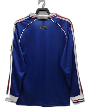 Camiseta local de Francia 1998 I - Versión retro de manga larga