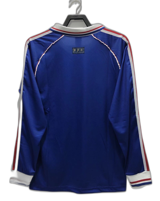 Camiseta local de Francia 1998 I - Versión retro de manga larga