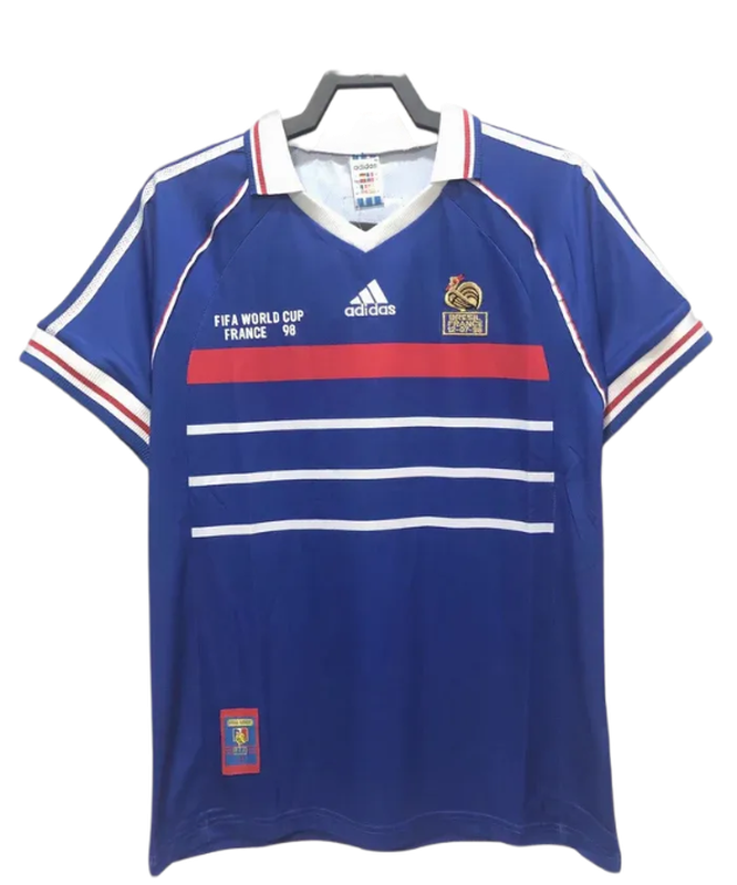 Camisa França 1998 I Home - Versão Retro