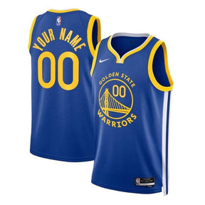 Camisa NBA Golden State Warriors Unissex 2023 Azul - Edição Ícone 