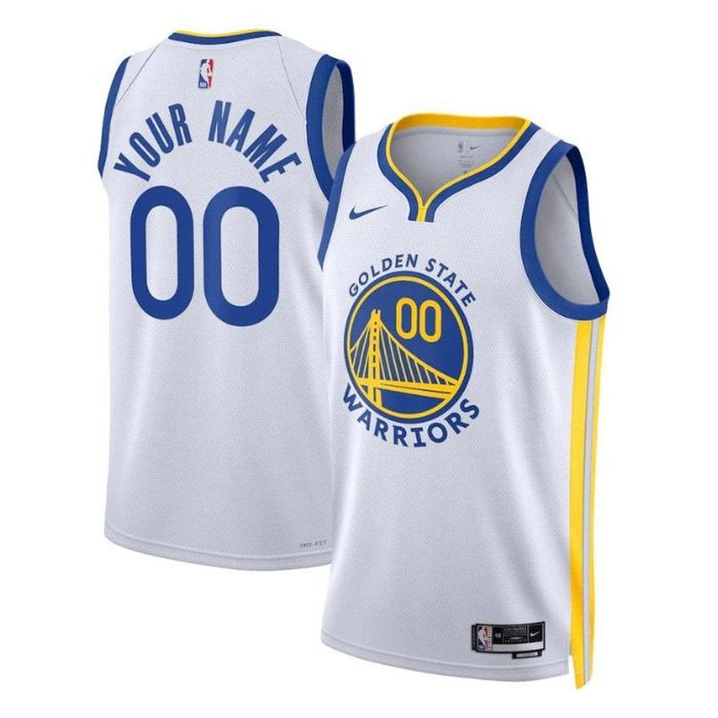 Camiseta unisex de la NBA Golden State Warriors 2023 blanca - Edición Asociación 