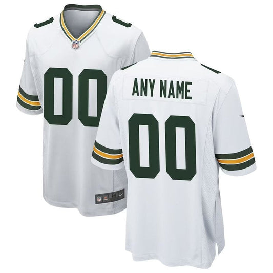 Green Bay Packers - Camisa personalizada para jogo da NFL - Verde - Branco 