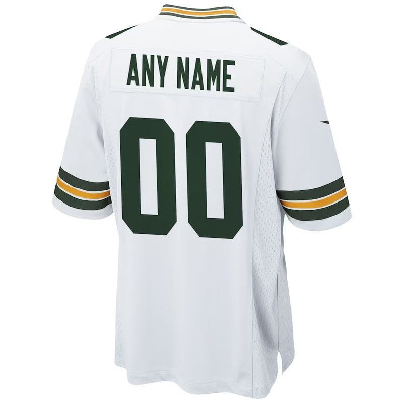 Green Bay Packers - Camisa personalizada para jogo da NFL - Verde - Branco 